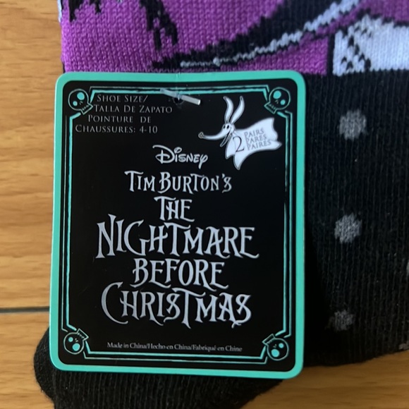 NWT!! Nightmare before Christmas knee high socks! - Picture 3 of 3